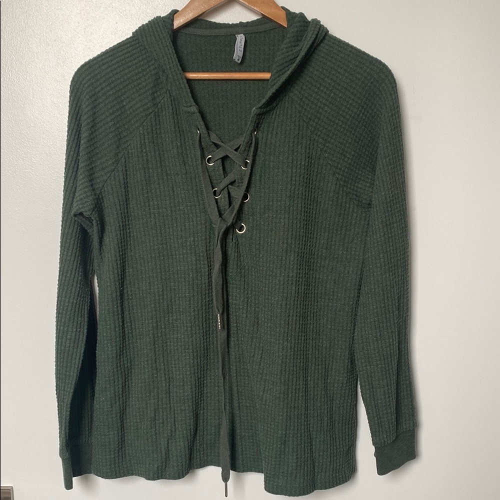 Z Supply Thermal Hoodie Sweater